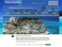 Tablet Screenshot of maregrande.it